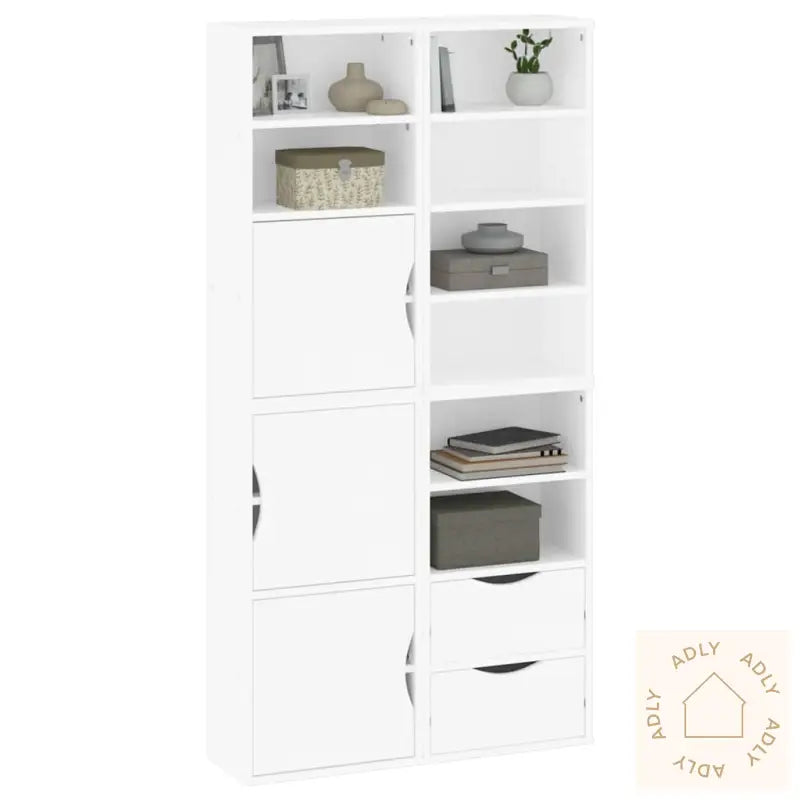 Sideskap 4 Stk Odda Hvit 40X24X79 Cm Heltre Furu