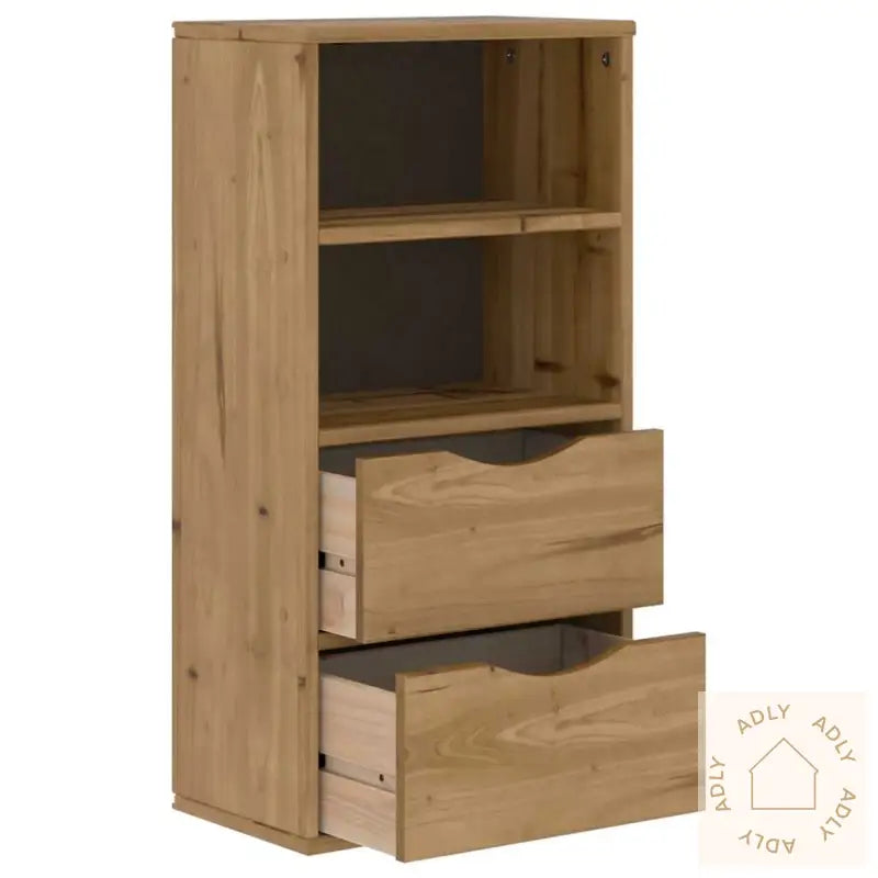 Sideskap Med Skuffer Odda 40X24X79 Cm Heltre Furu