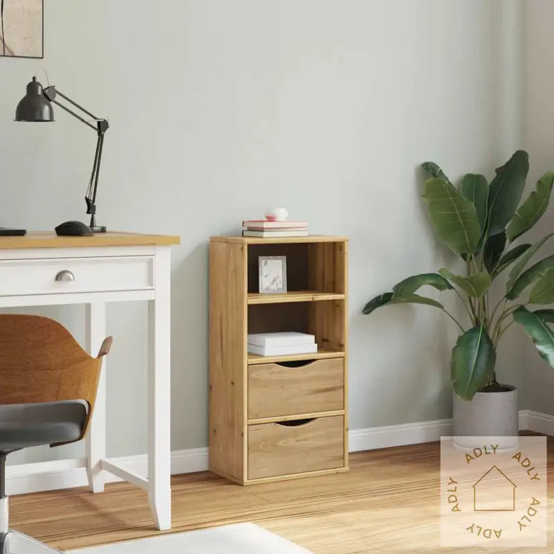 Sideskap Med Skuffer Odda 40X24X79 Cm Heltre Furu