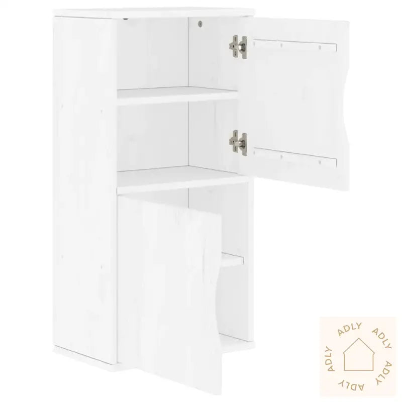 Sideskap Odda Hvit 40X24X79 Cm Heltre Furu