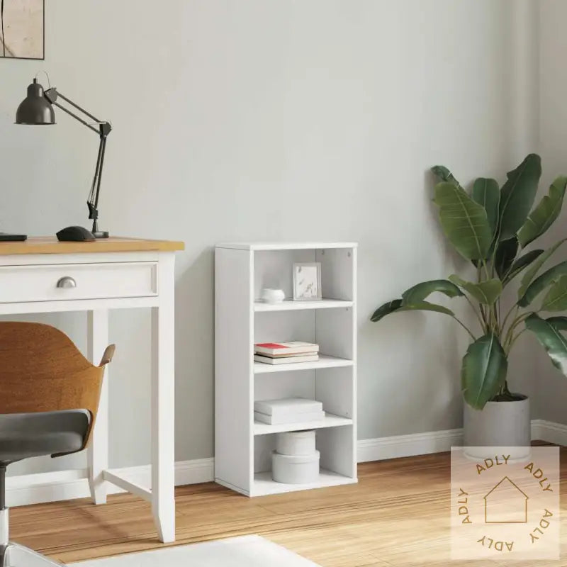 Sideskap Odda Hvit 40X24X79 Cm Heltre Furu