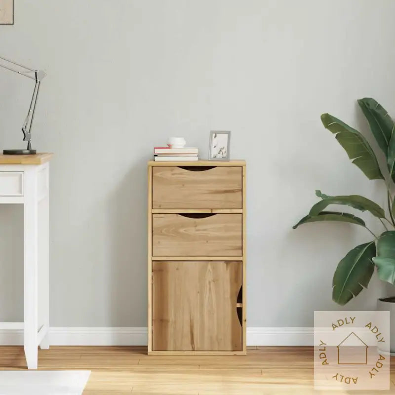 Sideskap Med Skuffer Odda 40X24X79 Cm Heltre Furu