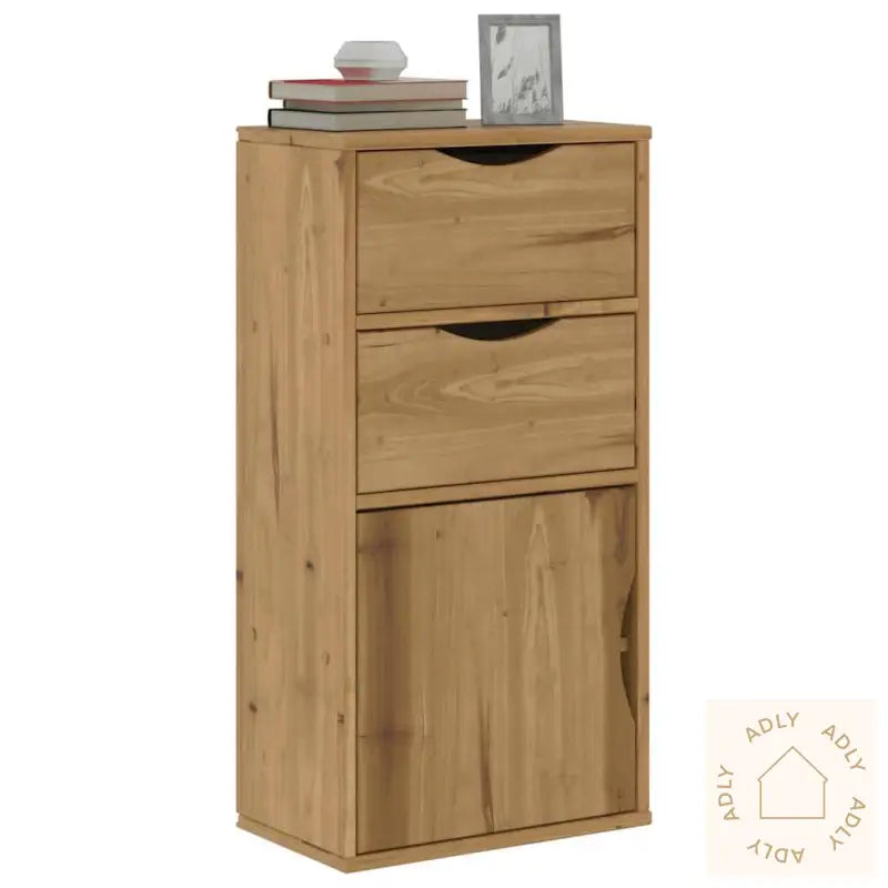 Sideskap Med Skuffer Odda 40X24X79 Cm Heltre Furu
