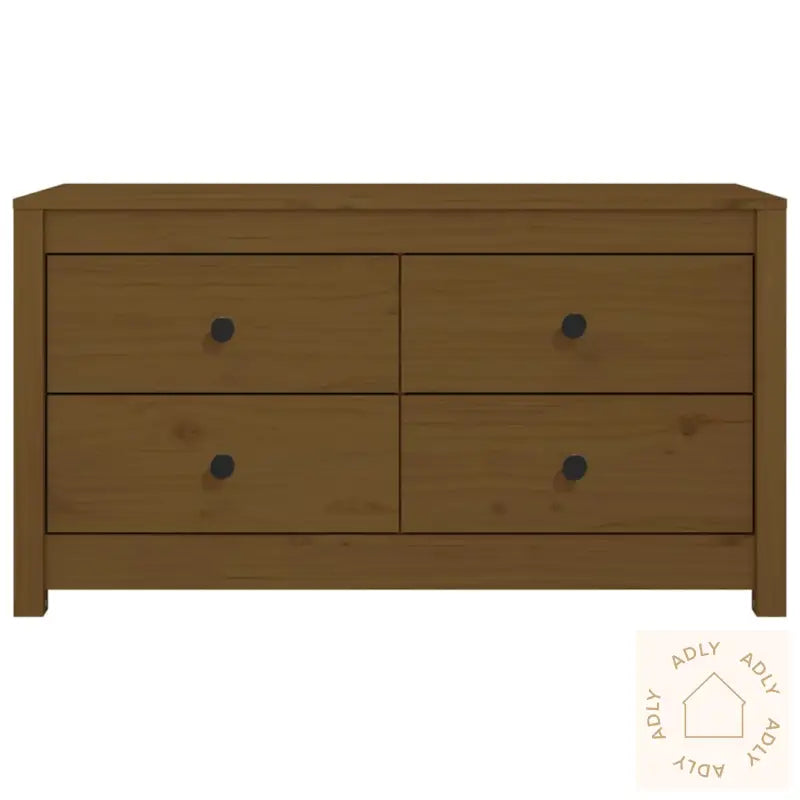 Sideskap Honningbrun 100X40X54 Cm Heltre Furu