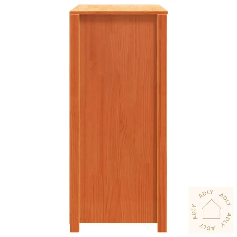 Sideskap Voksbrun 100X40X90 Cm Heltre Furu
