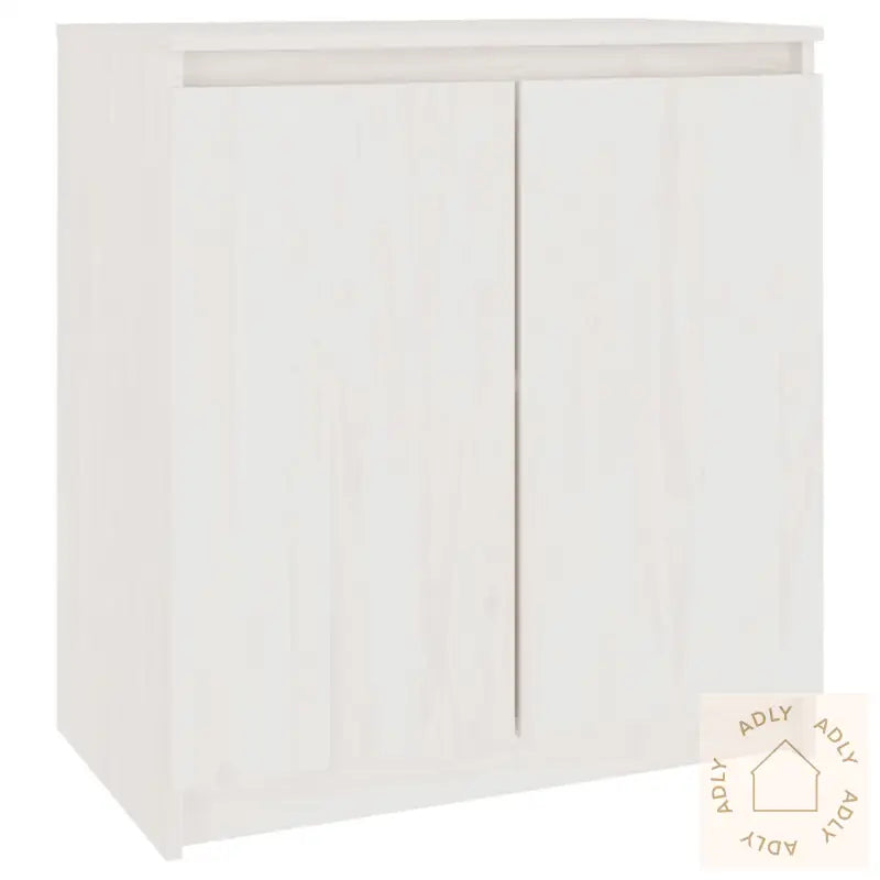 Sideskap Hvit 60X36X65 Cm Heltre Furu