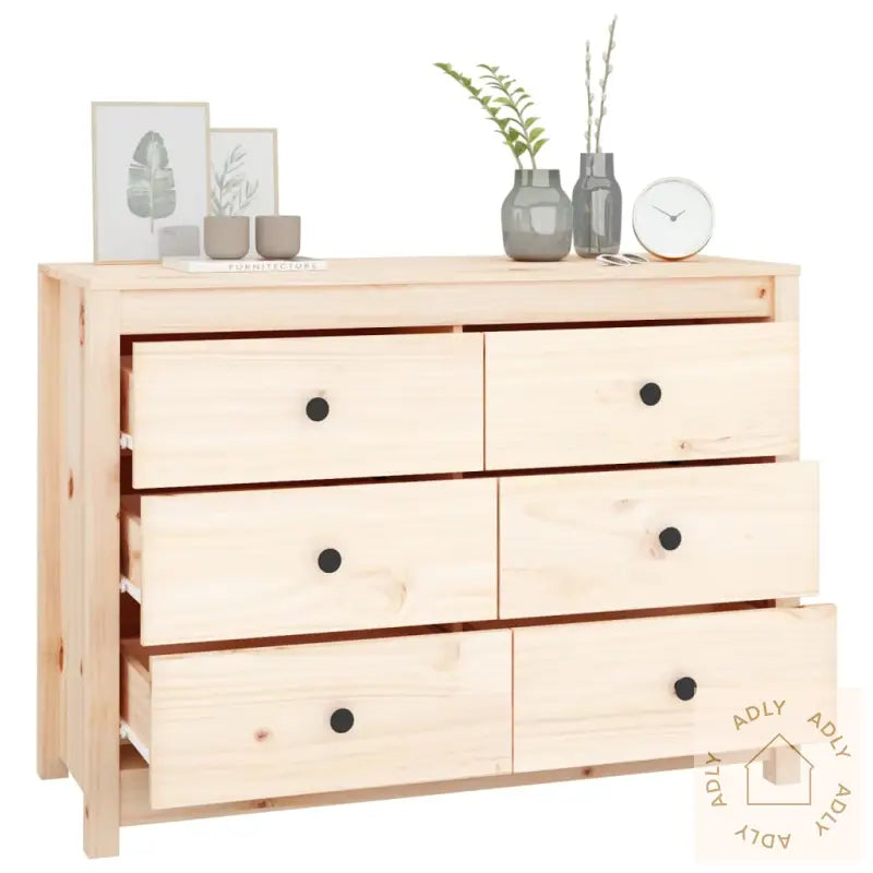 Sideskap 100X40X72 Cm Heltre Furu