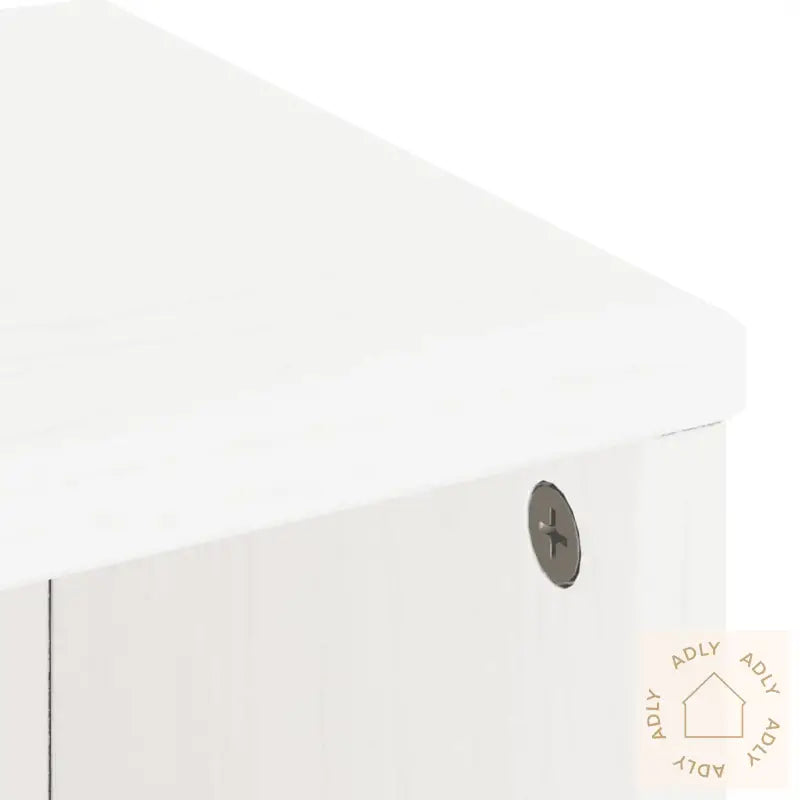 Sideskap Med Skuff Odda Hvit 40X24X79 Cm Heltre Furu