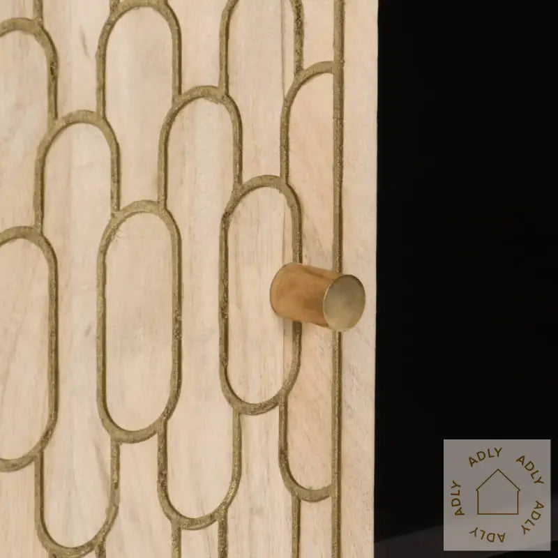 Sideskap 90X33X75 Cm Heltre Mango