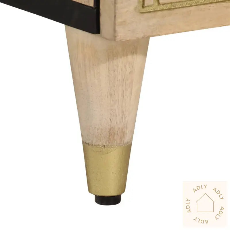 Sideskap 90X33X75 Cm Heltre Mango