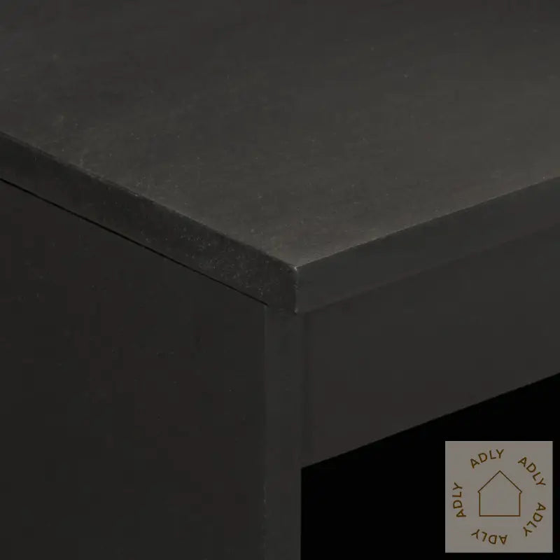 Sideskap Svart 60X33X75 Cm Heltre Mango