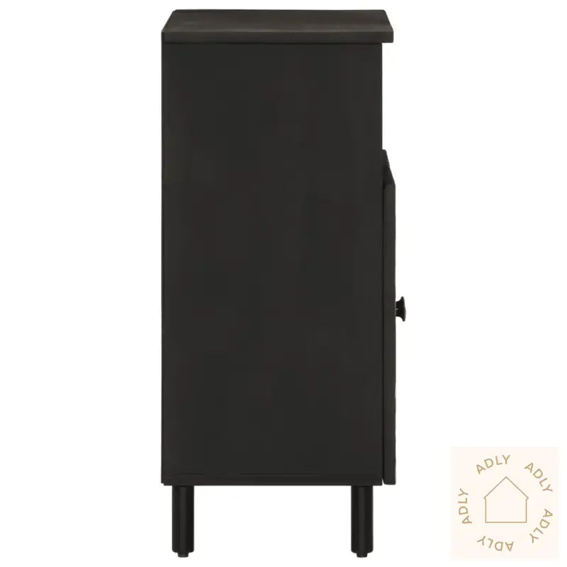 Sideskap Svart 60X33X75 Cm Heltre Mango