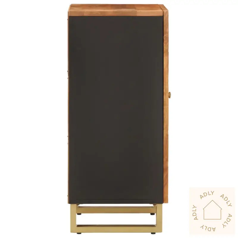 Tv-Benk Brun Og Svart 40X33,5X75 Cm Heltre Mango