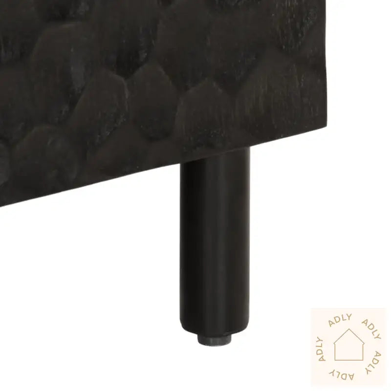 Sideskap Svart 60X33X75 Cm Heltre Mango