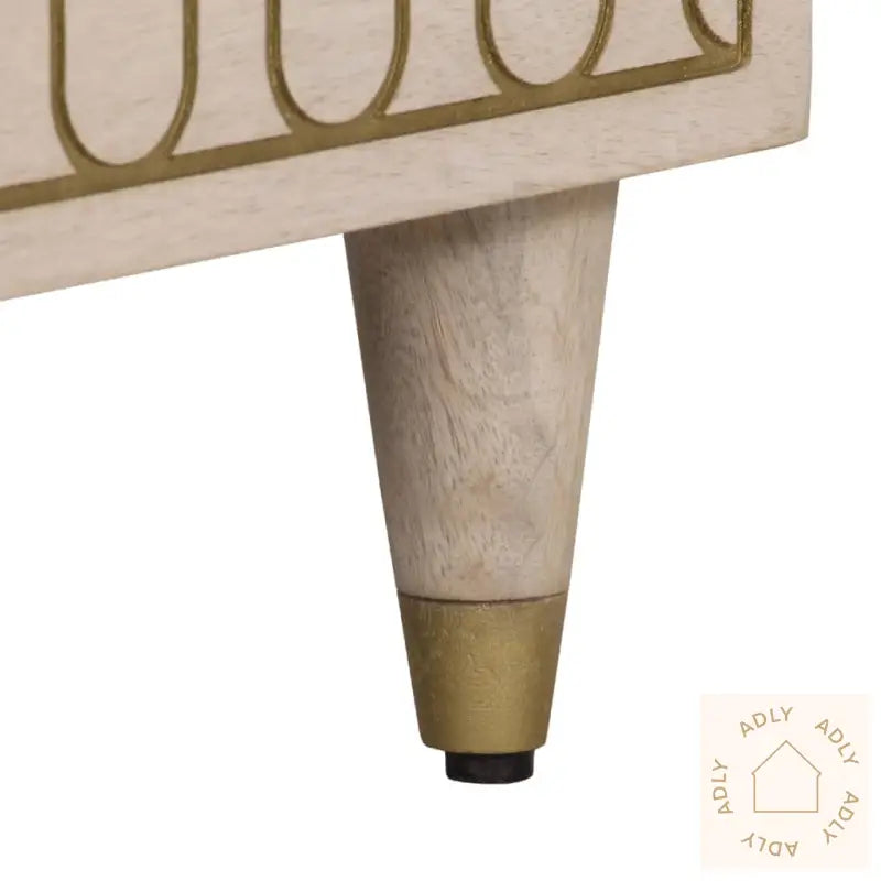 Sideskap 80X33X75 Cm Heltre Mango