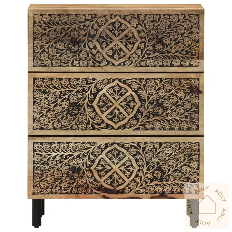 Sideskap 60X33X75 Cm Heltre Mango