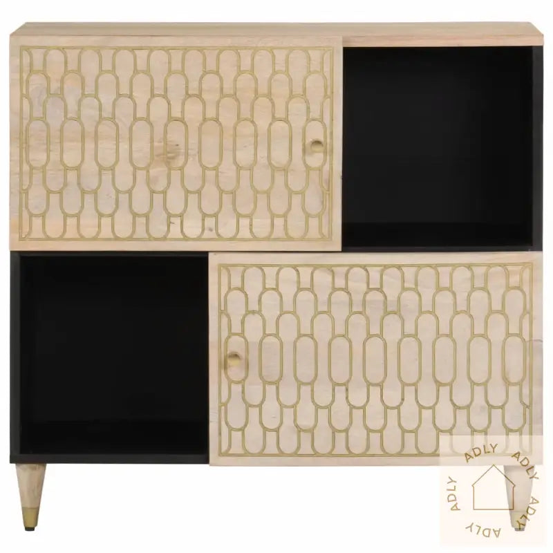 Sideskap 80X33X75 Cm Heltre Mango