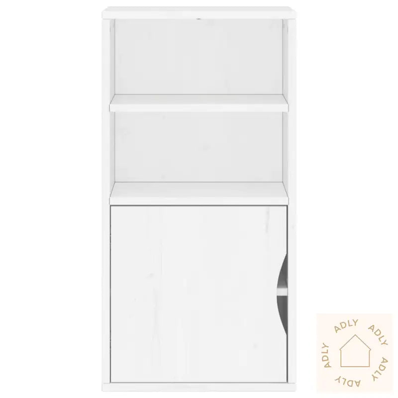 Sideskap Odda Hvit 40X24X79 Cm Heltre Furu