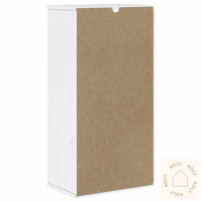 Sideskap Odda Hvit 40X24X79 Cm Heltre Furu