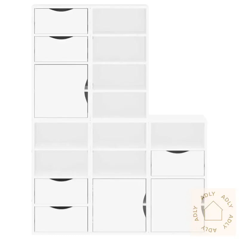 Sideskap 5 Stk Odda Hvit 40X24X79 Cm Heltre Furu