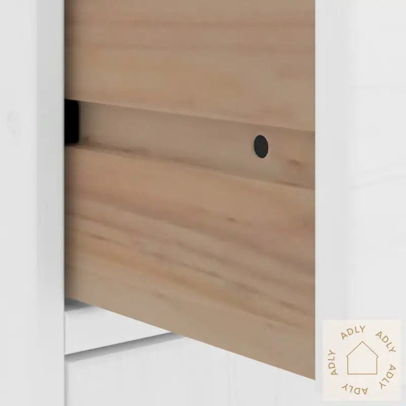 Sideskap 5 Stk Odda Hvit 40X24X79 Cm Heltre Furu