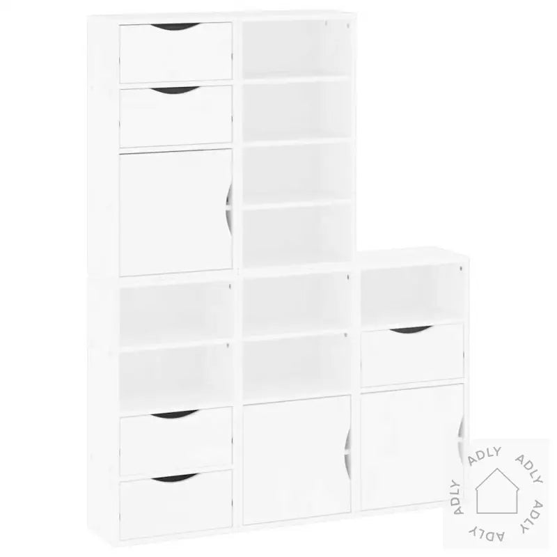 Sideskap 5 Stk Odda Hvit 40X24X79 Cm Heltre Furu