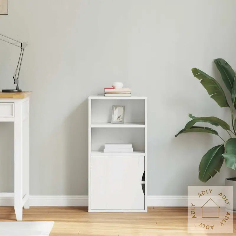 Sideskap Odda Hvit 40X24X79 Cm Heltre Furu