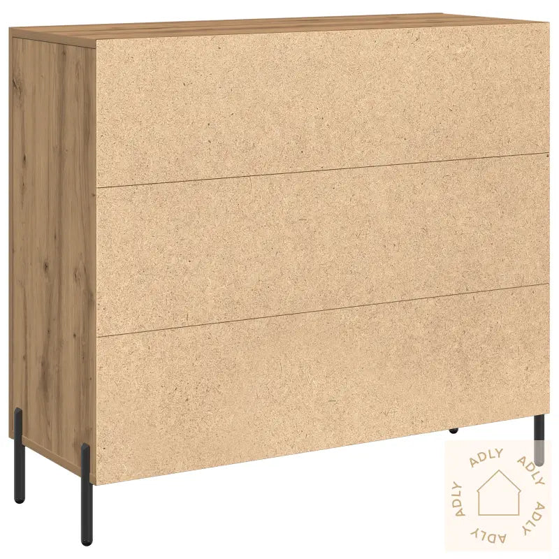 Sideboard Artisan Eik 90X34X80 Cm Lagd Av Tre