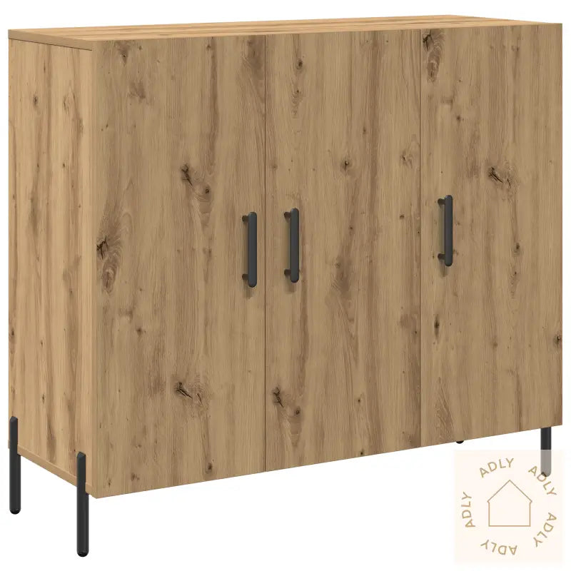 Sideboard Artisan Eik 90X34X80 Cm Lagd Av Tre