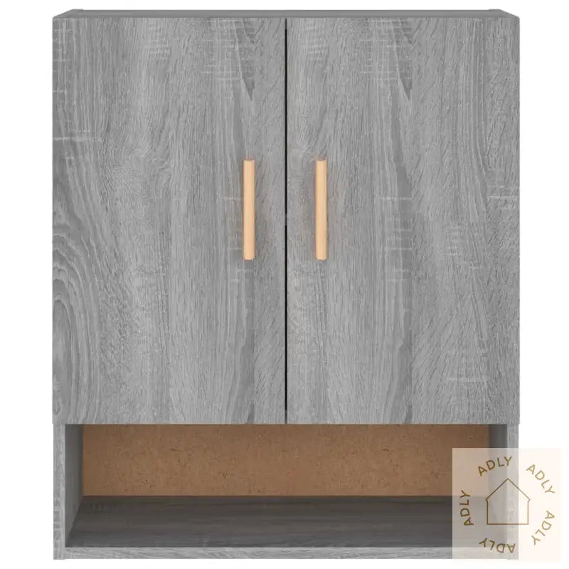 Veggskap Grå Sonoma 60X31X70 Cm Konstruert Tre