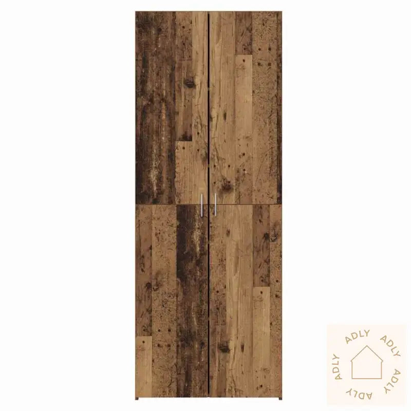 Skap Old Wood 70X42.5X185 Cm Konstruert Tre