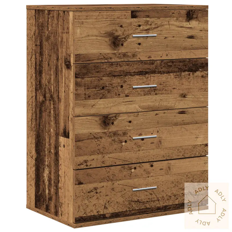 Serviesskap Med Skuff Gammel Tre 60 X 39 X 80 Cm Konstruert Tre