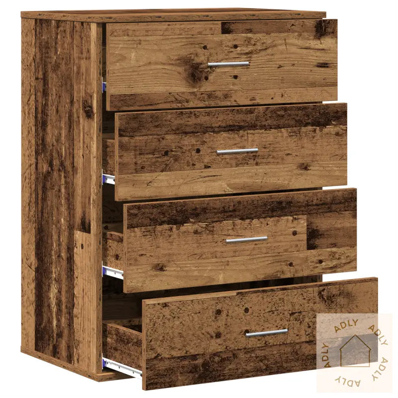 Serviesskap Med Skuff Gammel Tre 60 X 39 X 80 Cm Konstruert Tre