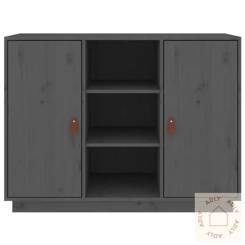 Skjenk Grå 100X40X75 Cm Heltre Furu