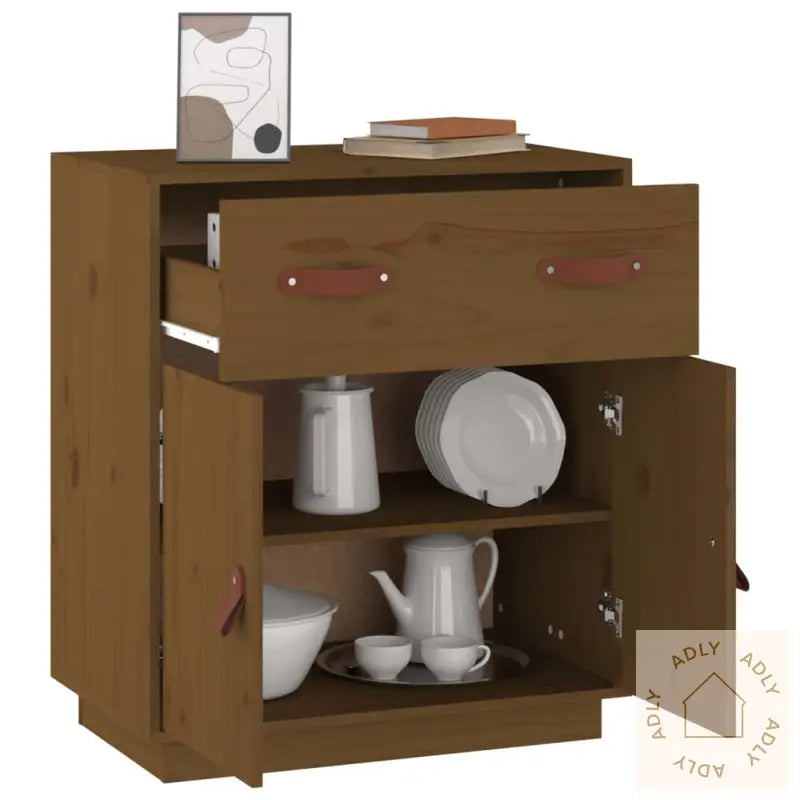 Skjenk Honningbrun 65,5X40X75 Cm Heltre Furu