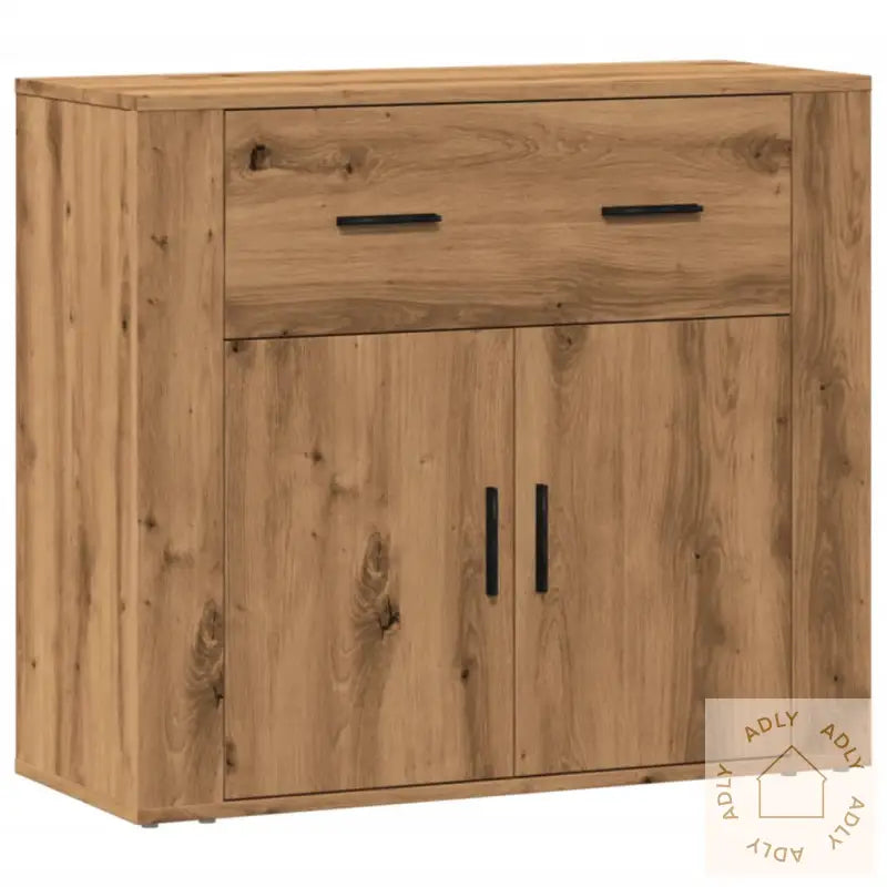 Skjenk Artisan Eik 80X33X70 Cm Konstruert Tre