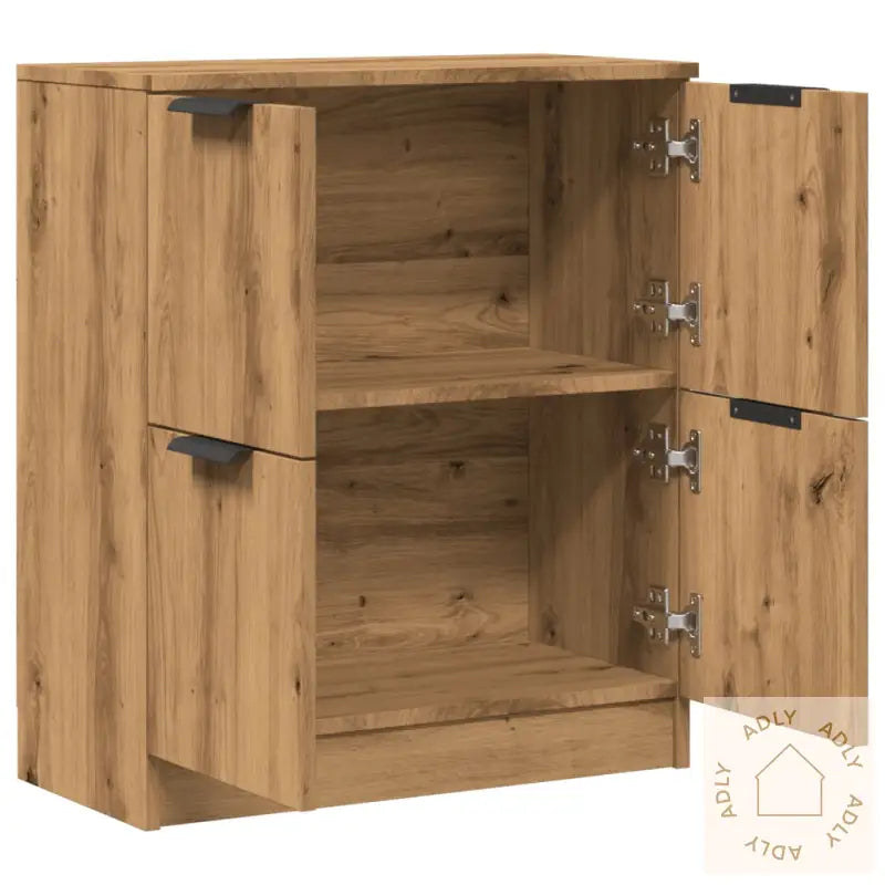 Skjenk Artisan Eik 60X30X70 Cm Konstruert Tre