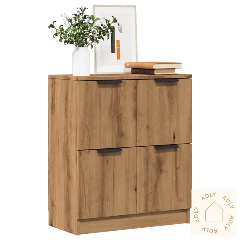 Skjenk Artisan Eik 60X30X70 Cm Konstruert Tre