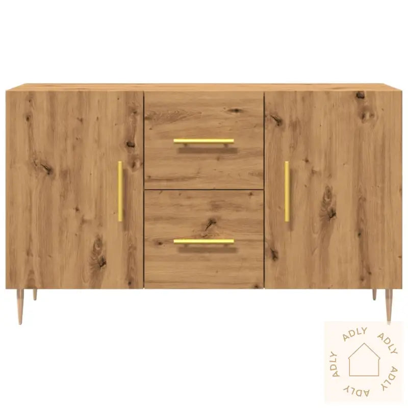 Skjenk Artisan Eik 100X36X60 Cm Konstruert Tre