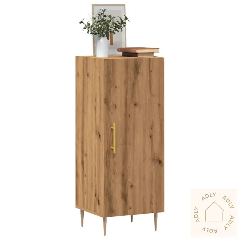 Skjenk Artisan Eik 34,5X34X90 Cm Konstruert Tre