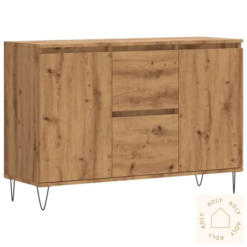 Skjenk Artisan Eik 104X35X70 Cm Konstruert Tre