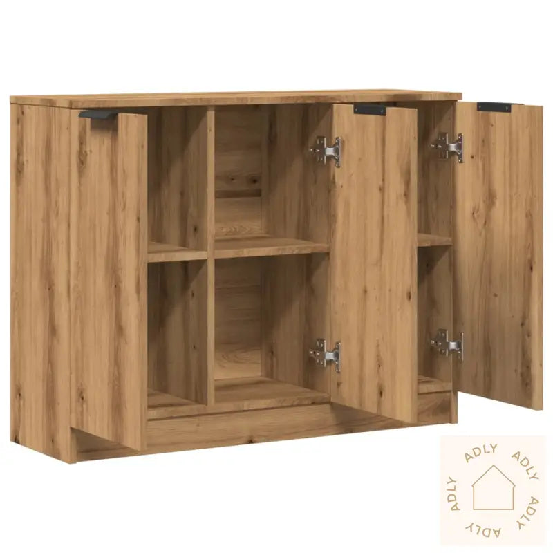Skjenk Artisan Eik 90,5X30X70 Cm Konstruert Tre