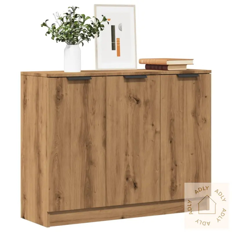 Skjenk Artisan Eik 90,5X30X70 Cm Konstruert Tre