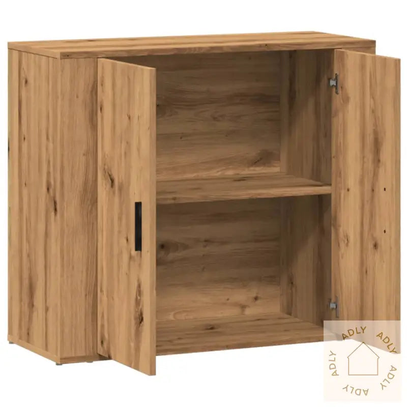Skjenk Artisan Eik 80X33X70 Cm Konstruert Tre