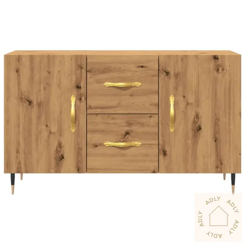 Skjenk Artisan Eik 100X36X60 Cm Konstruert Tre