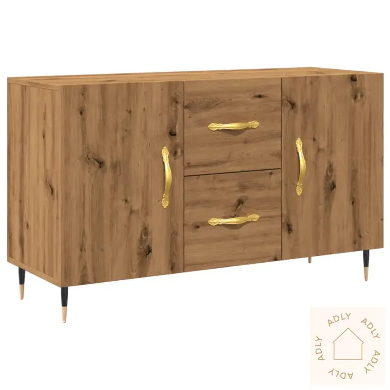 Skjenk Artisan Eik 100X36X60 Cm Konstruert Tre