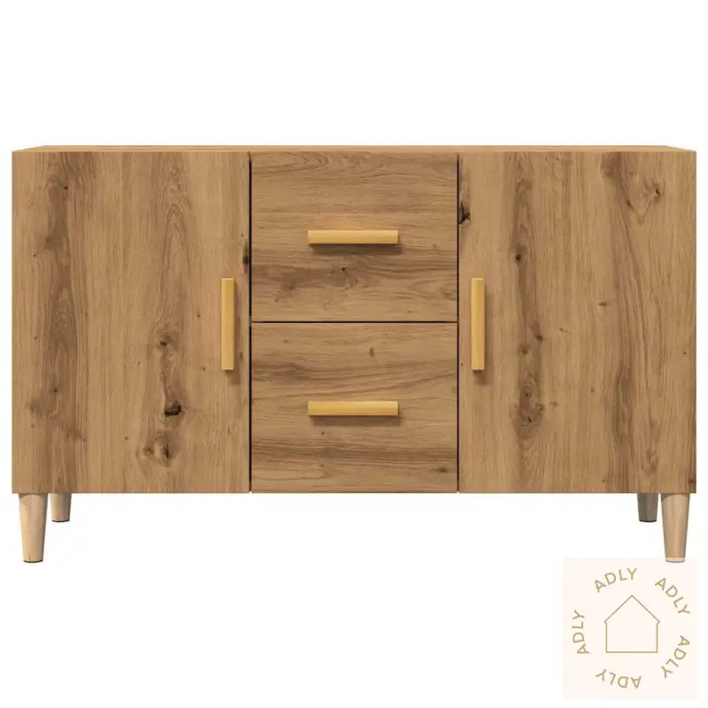 Skjenk Artisan Eik 100X36X60 Cm Konstruert Tre