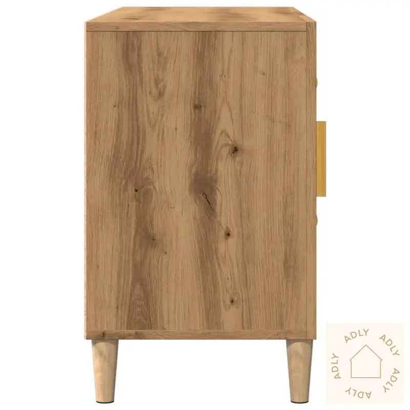 Skjenk Artisan Eik 100X36X60 Cm Konstruert Tre