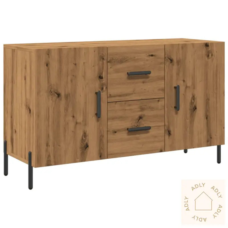 Skjenk Artisan Eik 100X36X60 Cm Konstruert Tre