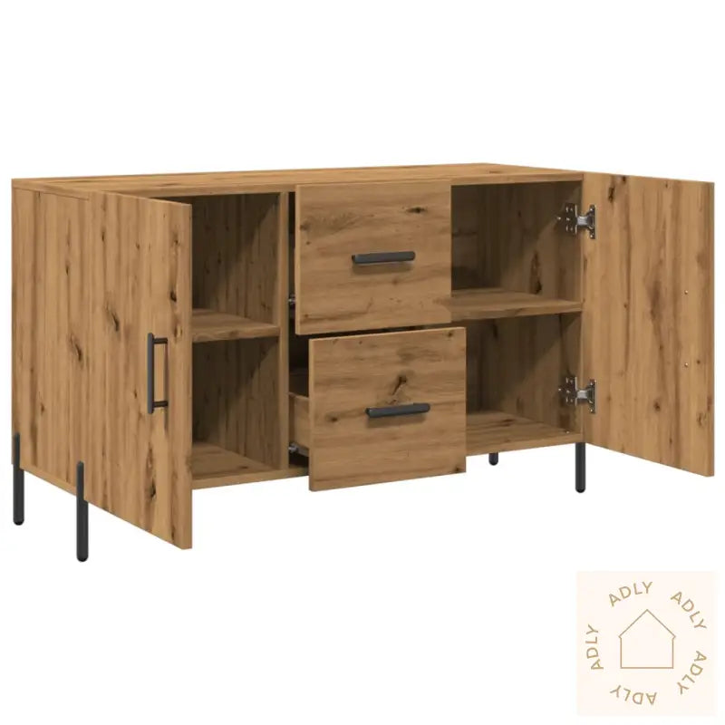Skjenk Artisan Eik 100X36X60 Cm Konstruert Tre